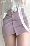 Temperament Skirt Suit Fashion 2 Piece Set for Women Thin Bandage Bow Shirt Bodycon Mini Skirts Outfits Fashion Korean