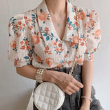 New Embroidery Lace Transparent Womens Blouses Summer Tops Femme Casual Women Shirt Short Sleeve Girls Blouse New