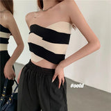 Taste Breast-Thor Net Red Scarf Vest Top Women Wear High Waist Thin Umbility Age Reduction
