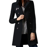 And Winter New Japanese And Korean Burst Single Long Hair, The Female Coat Cuff Zipper Coat Double Buckle