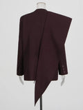 2025 Autumn And Winter New High-End Oscarb Shawl With A Buckle Suit Jacket