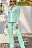 New Long-Sleeved Casual Color Set Women's