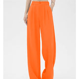 Pants Women Spring And Autumn 2025 New High Waist Hanging Feeling Loose Straight Broad Leg Pants Trousers Casual