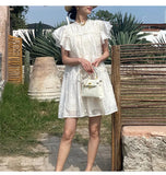 New Silk Dress Women's French Temperament Style Three-Dimensional Embroidered Doll Dress Shenzhen Nanyou Women's