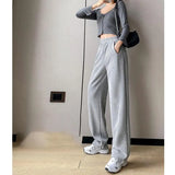 Sweatpants For Women Summer Baggy Pants High Waist Jogger Wide Leg Trousers Spring Women's Sports Pants Summer Sweatpants-Outfit