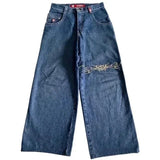 Wide-Leg Jeans Men Y2K Hip-Hop Harajuku High-Quality Street Rest-Outfit