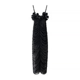 Homemade New Women's Classic Fashion High Waist Solid Color Suspension