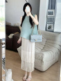 Houses Folds Have Sold 100,000 Pieces Of Fashion Suit Women's Two-Piece Vest Twilight Skirt Beautiful Small