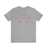 Coquette Bow Print Oversized Short Sleeve Tee-Outfit