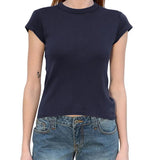 Women Goth Clothes y2k Crop Tops Summer 2024 T shirts Grunge 2000s Trashy Aesthetic Short Sleeve Tees Young Girls Streetwear-Outfit