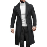 2025 New Hairy, Yupled Men's Double Buckle Coat European Version Of