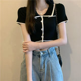 Niche Polo-Collared Ice Silk Knitted Cardigan Women 2025 Summer New Thin Chic
