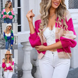 Round-Neck Casual Sweater Autumn And Winter New Women's Knitted Shirt Women's Long-Sleeved Bottom