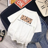 Leopard Print T shirts Women 2019 Spring Summer Hot Tees Casual O-Neck Short Sleeve Harajuku Cool T-shirt Female