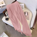 Suit Suit Pants Women Straight Loose 2025 New Spring And Autumn Leisure Wide Legs Commute Black