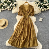 New Temperament Elegant Vertical Stripes To Close The Waist Thin Sling Dress Light Style Knitting Skirt