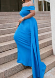 Occassional Off Shoulder Long Evening
