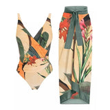 Toloer One-Piece Bikini Suit Women's Bikini Three-Piece