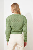 Trendyol Cellular Blouse-Cardigan Knitwear Suit