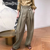 2020 Autumn Women's Harem Pants High Waist Causal Loose Trouser For Women Pants Female Clothes Fashion Elegant
