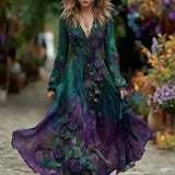 Shirt Dress Bohemian Holiday Dress Print