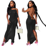 Swimwear Backless Beach Dress Two-Piece