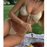 Bikini Set 2021 Sexy Push Up Swimwear Women Swimsuit Brazilian Bikini Bather Bathing Suit Summer Beachwear Swimming