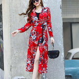 Summer Sun-Proof Clothing Female Outdoor Shawl Thin Chiffon Cardigan Jacket Fairy Mid-Length Sun-Protective Clothing