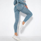 Women Fitness Sets Female Sport Gym Suits Wear Running Clothes Women Workout Sport Suit Long Sleeve Crop Top