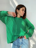 Oversized Knitted Sweater Women Autumn Winter Thick Solid Pullovers Female Warm Cozy Jumper Casual Knitwear Tops