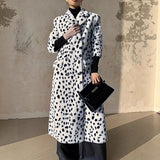 New Imitation Fur Fur Plush Long Coat Hooded Over Knee Thick Loose Coat