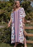Printed Bohemia Islamic Clothing Kaftan Abaya Muslim