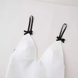 New Bow Tie Short Suspender Dress 2180378-Outfit