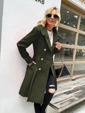 Autumn And Winter New Long Haired Women's Coat Ebay Large-Size Coat Wish Double