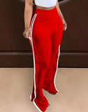 High Waist Ruffle Sides