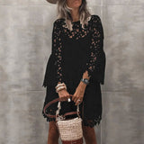 Summer New Women's Dress National Style Lace Temperament Small Scented