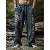 Fashion Loose-Fitting Broad Leg Trousers Digital Print Z A Variety Of Pattern Pattern Spring And