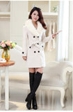 Autumn And Winter Large-Size Hairy Women's Coat Double Buckle Ebay Big Coat