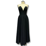 2025 New Sexy Long Dress With Chest Dress V Pointed Fish Bone Gird Waist A Swing Dress