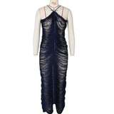 Fashion Tuxedo After Hanging Neck Dress