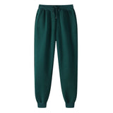 New Solid Color Casual Pants Men Brand Men's Fashion Drawstring Full Length Pants Slim Harajuku Style Pencil Pants