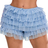 Anti-Permeable Multi-Layer Cake Stacked Short Skirt Hot Trousers Hot Girl Sexy Fashion Lace Skirt Sexy