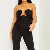Strapless Corset Crop Top Women Backless 2022 Summer Sleeveless Tank Tops Y2K Sexy Party Cami Off Shoulder