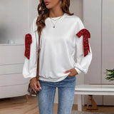 Spring And Summer New Women's Button-Print Casual Shirt