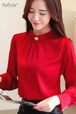 Mujer De Moda 2023 Chiffon Womens Tops and Blouses Long Sleeve Feminina Women Shirts Tops Fashion Shirt