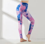 Up Leggings Women Tie-dye Legins Fitness High Waist Anti Cellulite Leggins Workout Sexy Jeggings 2020 New