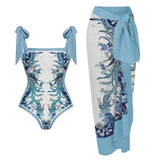 Toloer One-Piece Bikini Suit Women's Bikini Three-Piece