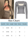 2022 Lace Kawaii Y2K T Shirts Square Neck Crop Top Autumn Harajuku Korean Tee Bow Cute Retro Fairycore Women