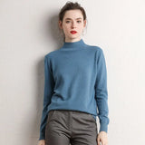 Sweater 2020 New O-neck Female Long-sleeved Knitted Pullover Jumper Pull Femme Clothes White Slim Thin Casual