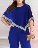 Autumn And Winter New Large-Size Women's Two-Piece Set Of Gliders